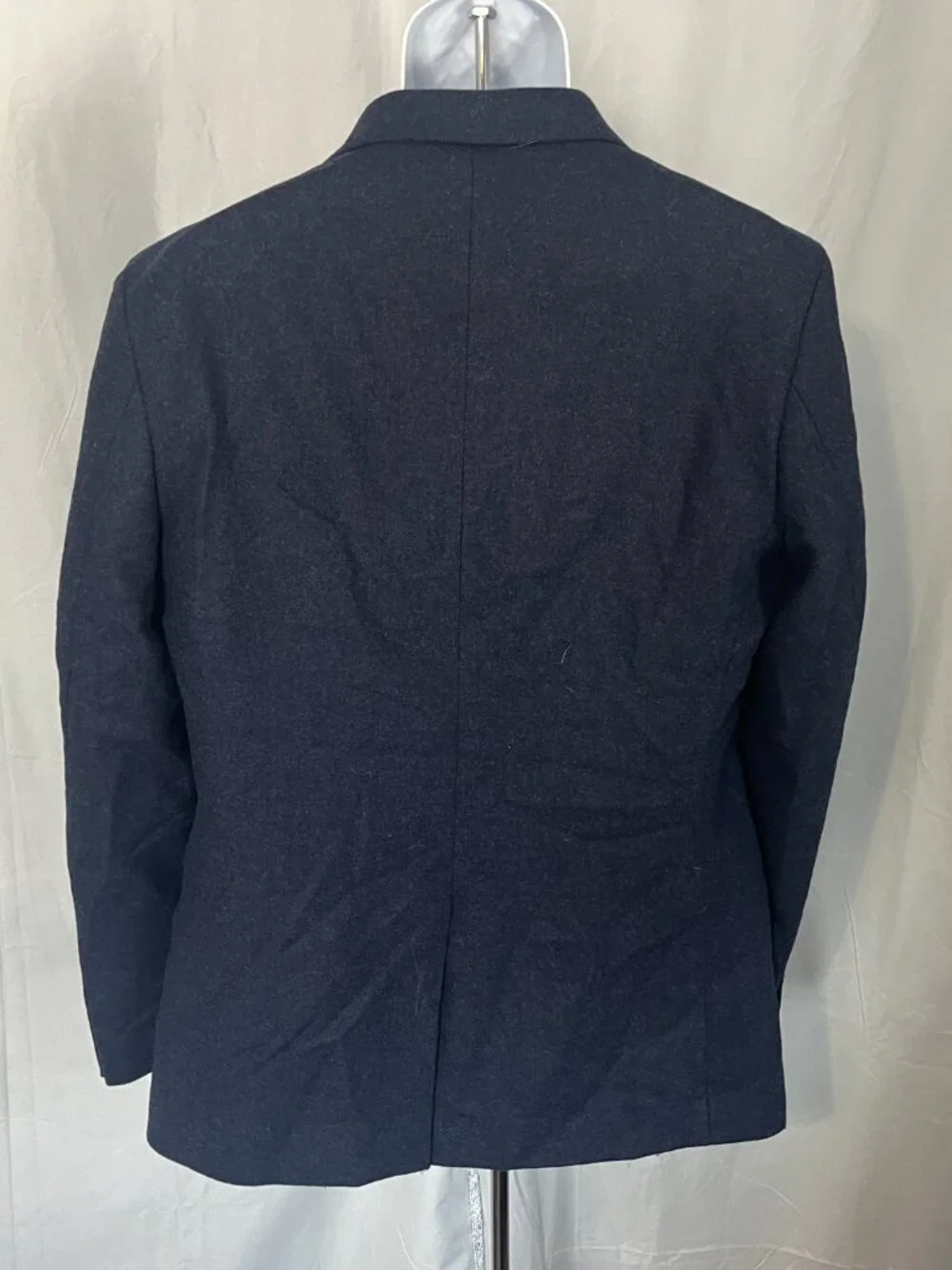 🧥 J.Crew Thompson Wool Blend Sport Coat Blazer Men's Solid Blue 40R ⭐